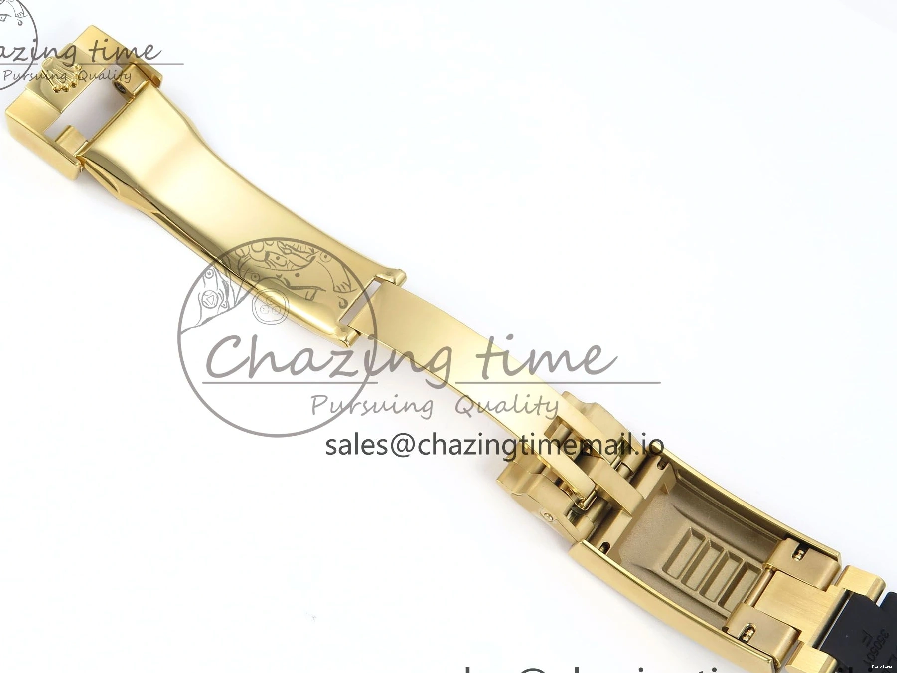 MiroTime 0203 Daytona 126538TBR EWEF 1:1 Best Edition 904L Steel YG Crystal Dial Diamonds Bezel on Black Rubber Strap SH OdorResistant 463